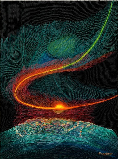 A Ray of Light — original watercolour painting