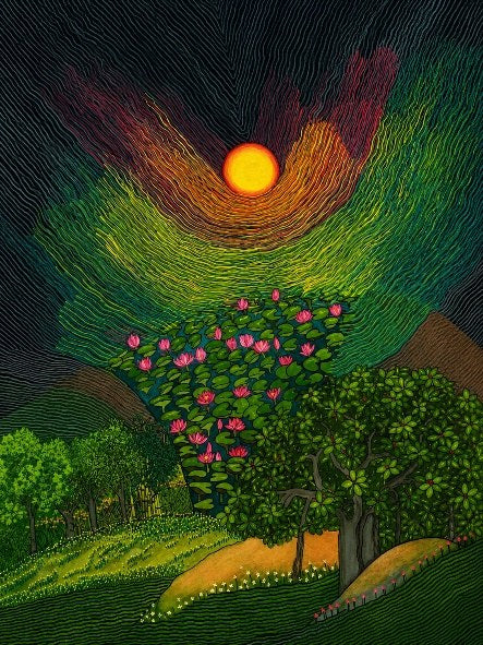 Life unto Life — original watercolour painting