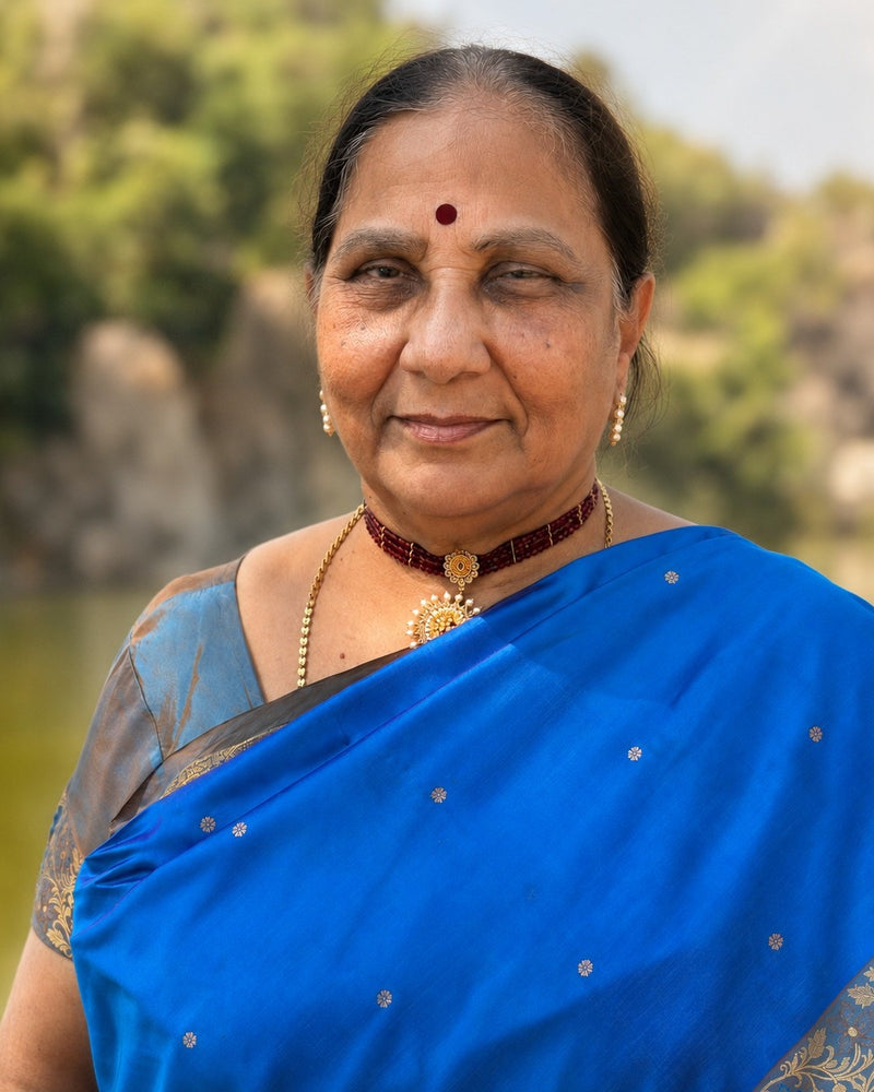Portrait of the artist Smt. Vijaya Kishore